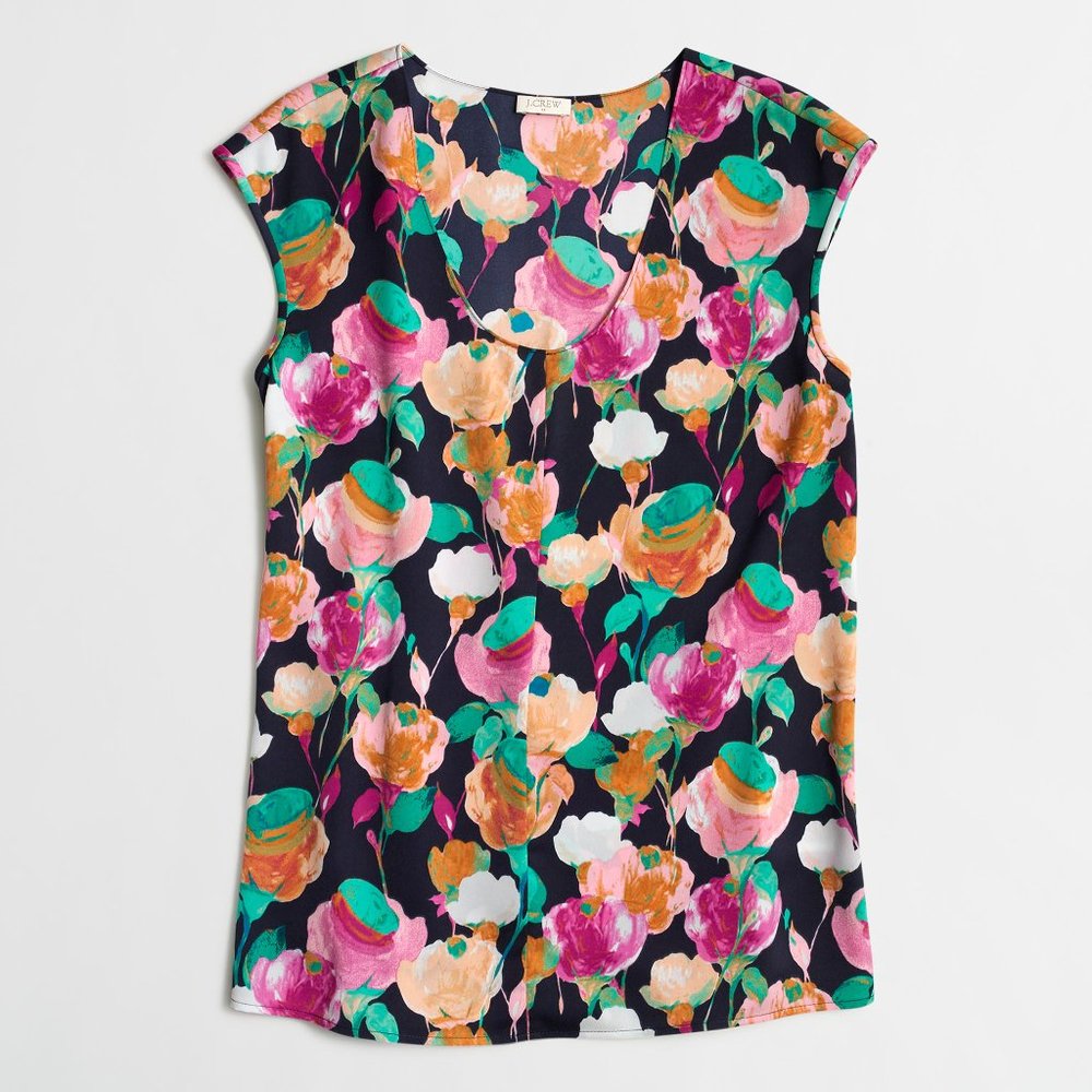 J. Crew floral top S
